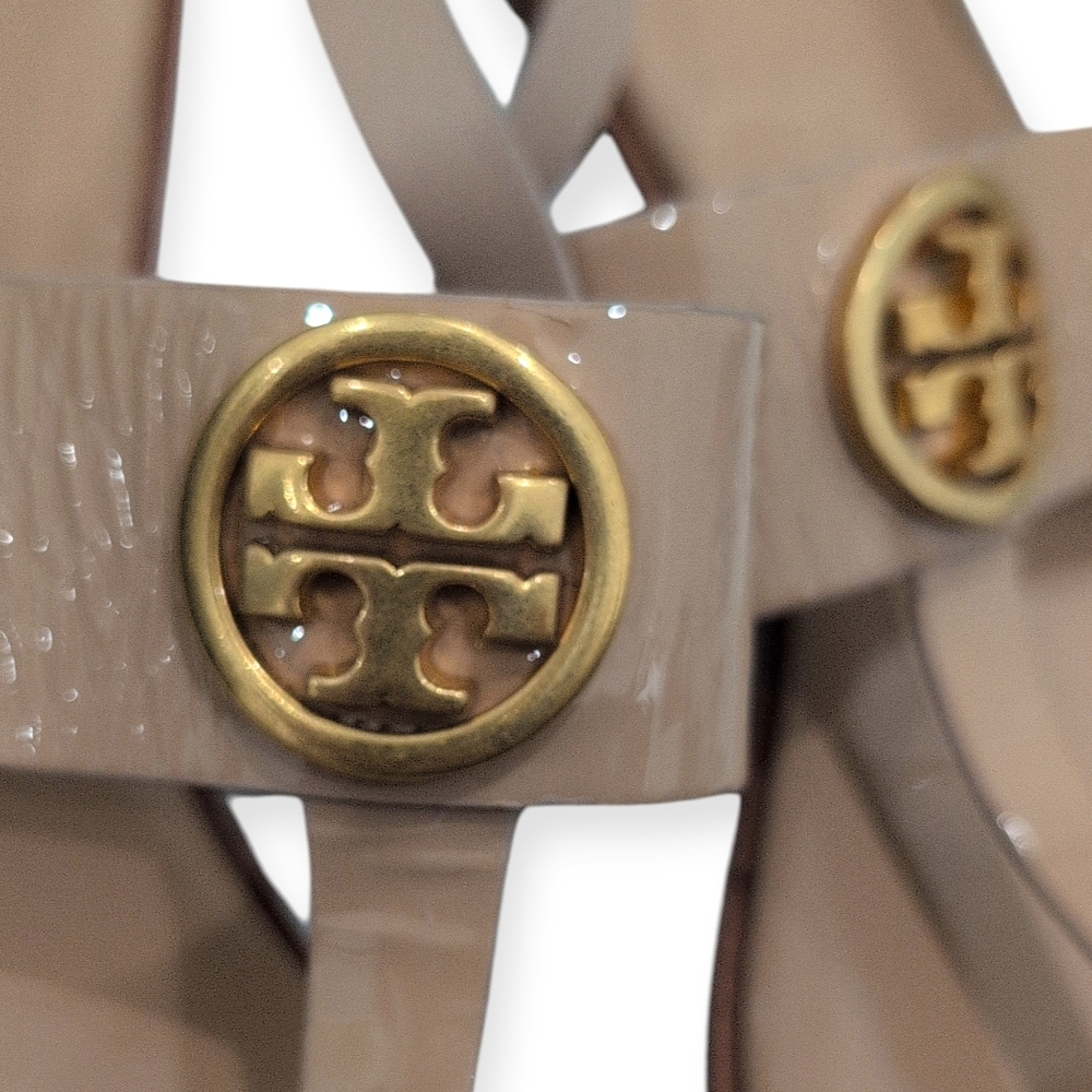 Tory Burch BENTON 2 flat thong sandal in goan sand 11 - Picture 6 of 7